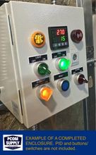 Load image into Gallery viewer, Multi-purpose PID/Control Switches Enclosure with 8 Front Knockouts 10x8x8" (FREE SHIPPING)